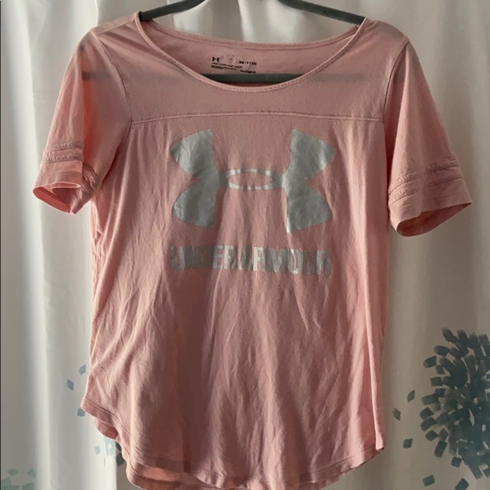 Pink Under Armour T-Shirt